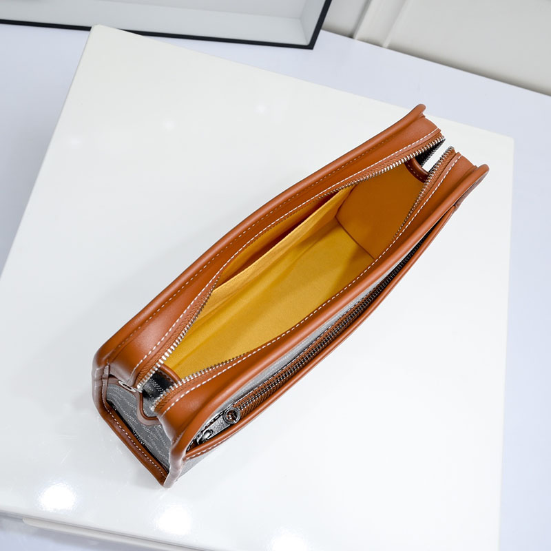 N品 GOYARD ゴヤール ジュバンス MM ポーチ JOUVENMMLTY01CL03P ブラック&ナチュラル シルバー金具 激安優良店 - 画像 (2)