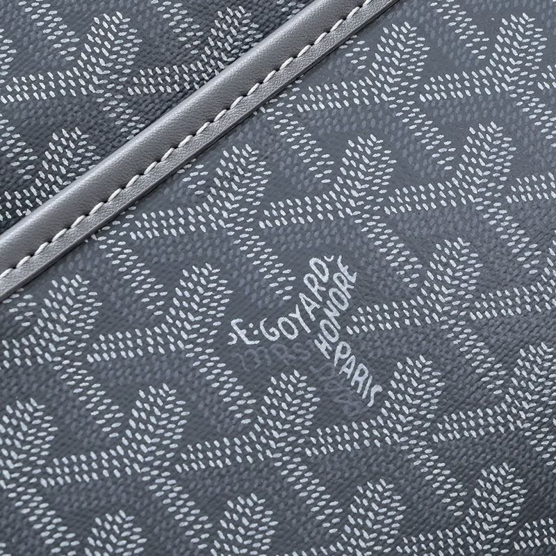 N品 GOYARD ゴヤール ジュバンス MM ポーチ JOUVENMMLTY51CL51P グレー シルバー金具 激安優良店 - 画像 (6)