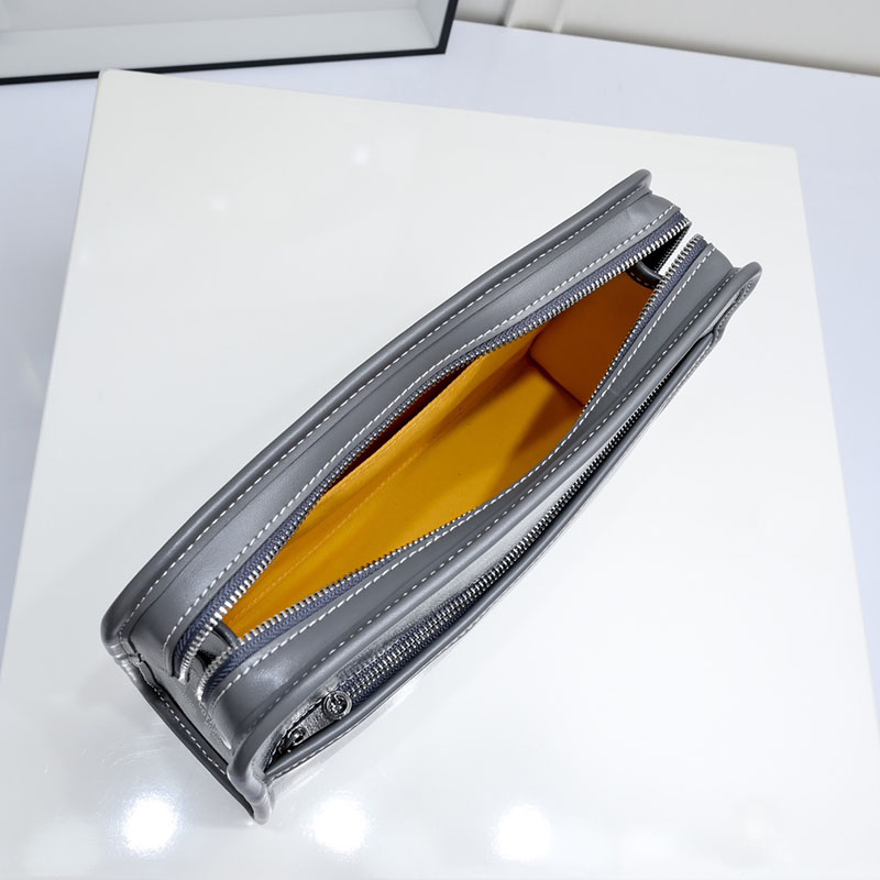 N品 GOYARD ゴヤール ジュバンス MM ポーチ JOUVENMMLTY51CL51P グレー シルバー金具 激安優良店 - 画像 (2)