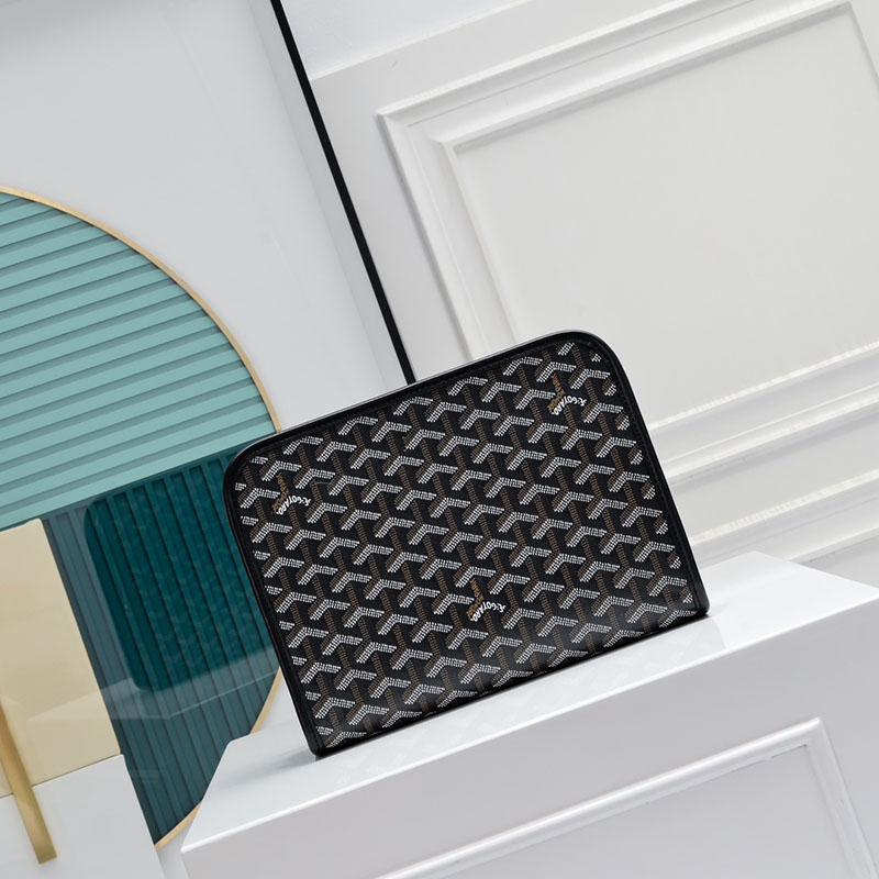 N品 GOYARD ゴヤール ジュバンス MM ポーチ JOUVENMMLTY01CL01P ブラック シルバー金具 激安優良店 - 画像 (8)