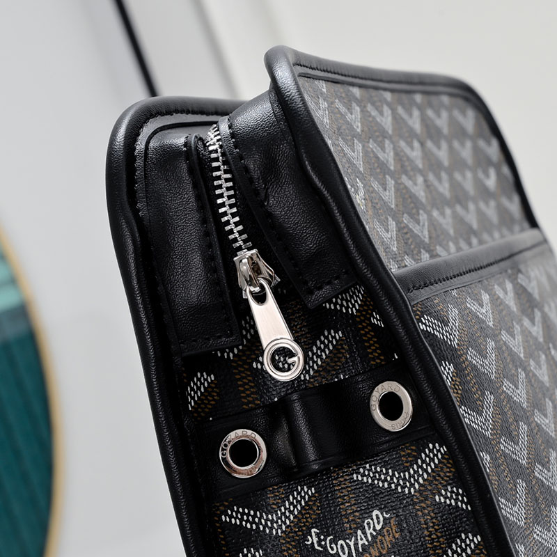N品 GOYARD ゴヤール ジュバンス MM ポーチ JOUVENMMLTY01CL01P ブラック シルバー金具 激安優良店 - 画像 (6)