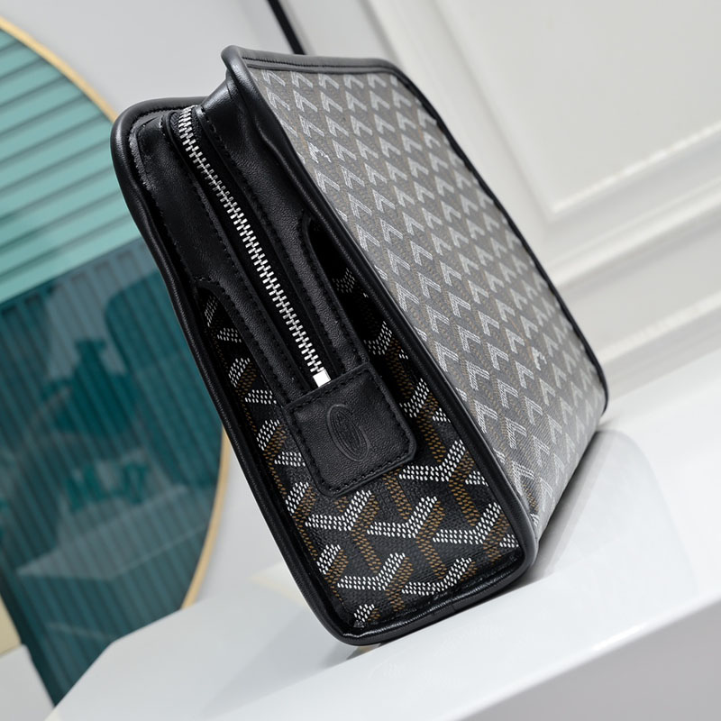 N品 GOYARD ゴヤール ジュバンス MM ポーチ JOUVENMMLTY01CL01P ブラック シルバー金具 激安優良店 - 画像 (5)