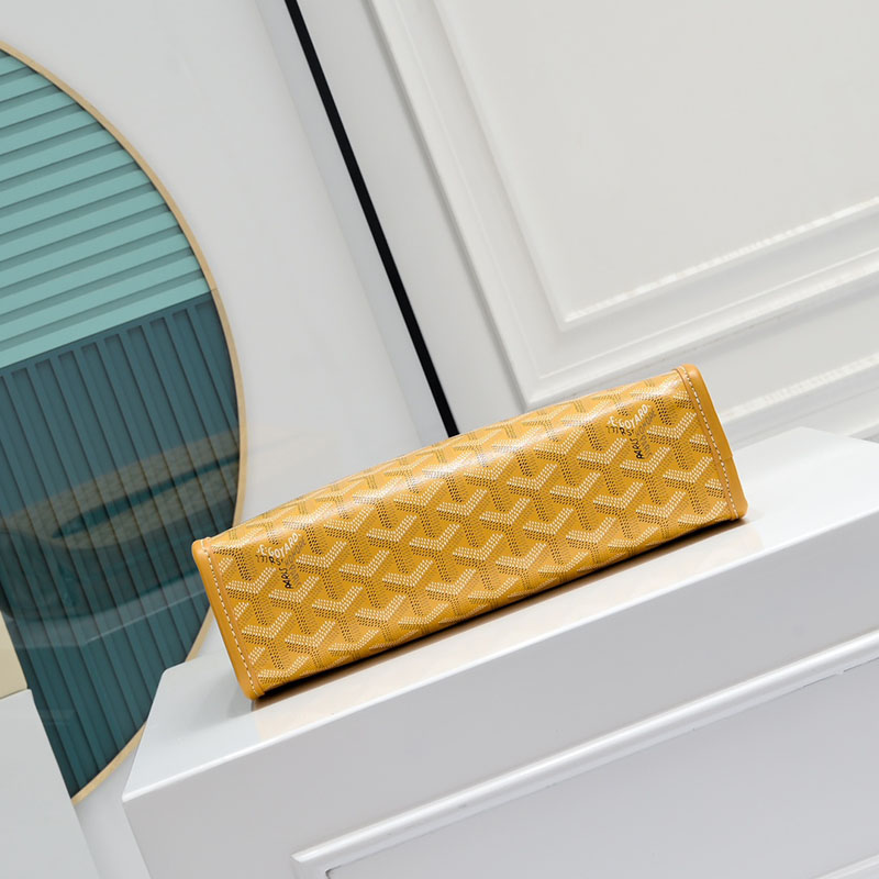 N品 GOYARD ゴヤール ジュバンス MM ポーチ JOUVENMMLTY08CL08P イエロー シルバー金具 激安優良店 - 画像 (7)