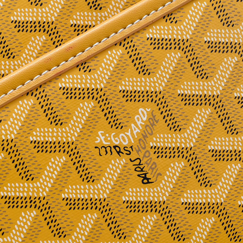 N品 GOYARD ゴヤール ジュバンス MM ポーチ JOUVENMMLTY08CL08P イエロー シルバー金具 激安優良店 - 画像 (3)
