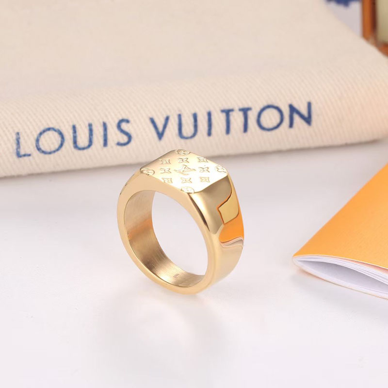 最高級ルイヴィトンスーパーコピー ルイヴィトン指輪コピー リング・LV モザイク M1402M M1403M シルバー - 画像 (3)