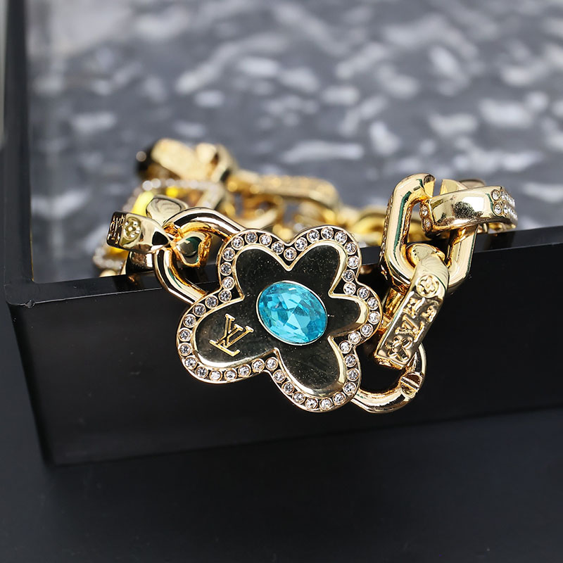 最高級ルイヴィトンスーパーコピー ルイヴィトンブレスレットコピー Paradise Stone Bracelet M1594M ゴールド - 画像 (6)