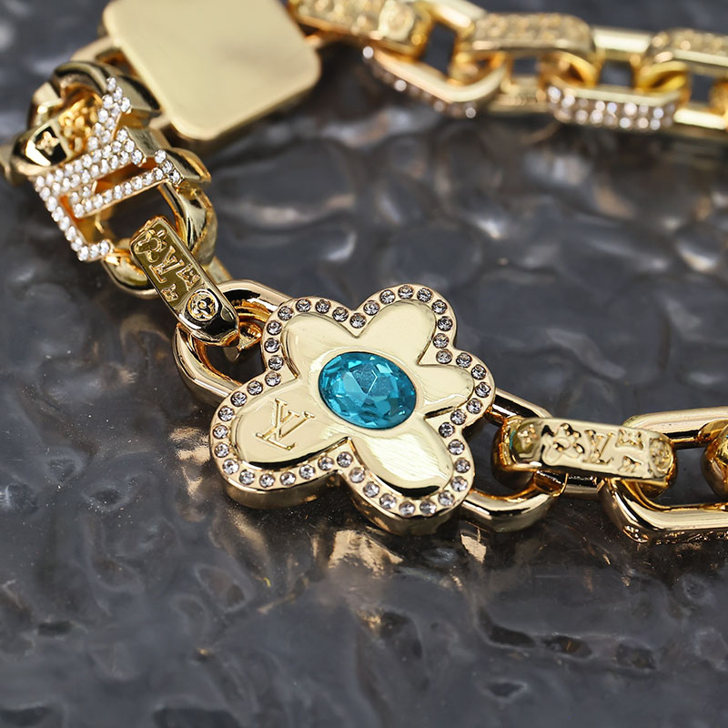 最高級ルイヴィトンスーパーコピー ルイヴィトンブレスレットコピー Paradise Stone Bracelet M1594M ゴールド - 画像 (7)