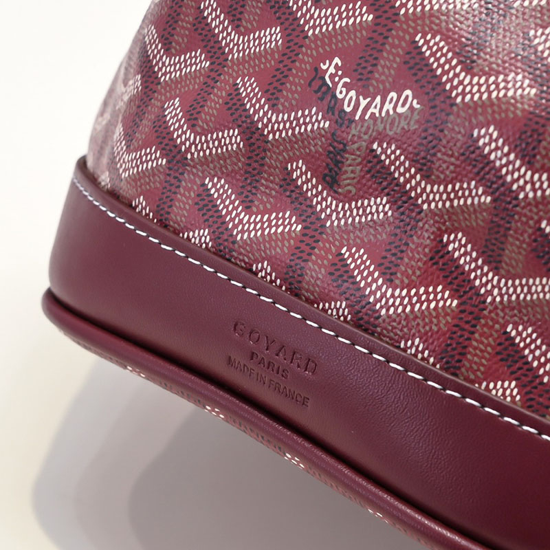 N品 GOYARD ゴヤール プティ・フロ バケットバッグ PEFLOTPMLTY33CL33P バーガンディ シルバー金具 激安優良店 - 画像 (4)