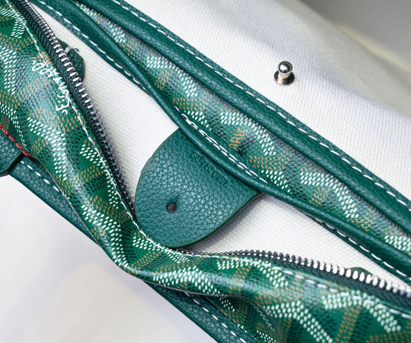 N品 GOYARD ゴヤール トートバッグ アルトワPM バッグ ARTOISPMLTY09CL09P グリーン シルバー金具 激安優良店 - 画像 (4)