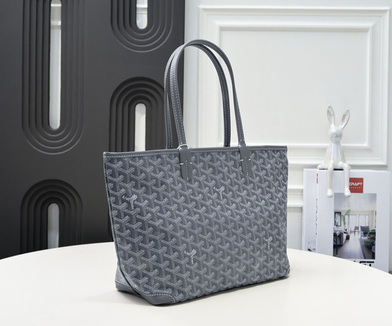 N品 GOYARD ゴヤール トートバッグ アルトワPM バッグ ARTOISPMLTY51CL51P グレー シルバー金具 激安優良店 - 画像 (9)