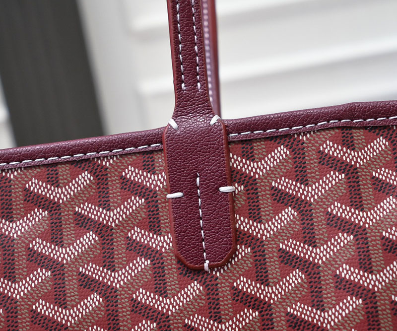 N品 GOYARD ゴヤール トートバッグ アルトワPM バッグ ARTOISPMLTY01CL03P バーガンディ シルバー金具 激安優良店 - 画像 (7)
