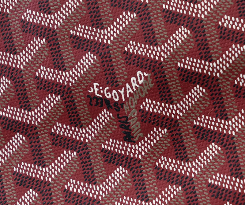N品 GOYARD ゴヤール トートバッグ アルトワPM バッグ ARTOISPMLTY01CL03P バーガンディ シルバー金具 激安優良店 - 画像 (6)