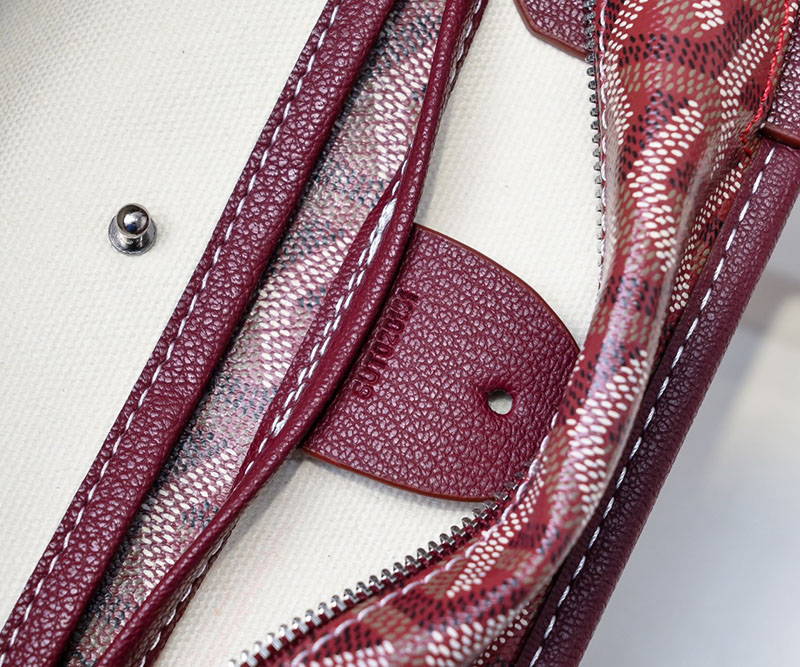 N品 GOYARD ゴヤール トートバッグ アルトワPM バッグ ARTOISPMLTY01CL03P バーガンディ シルバー金具 激安優良店 - 画像 (3)
