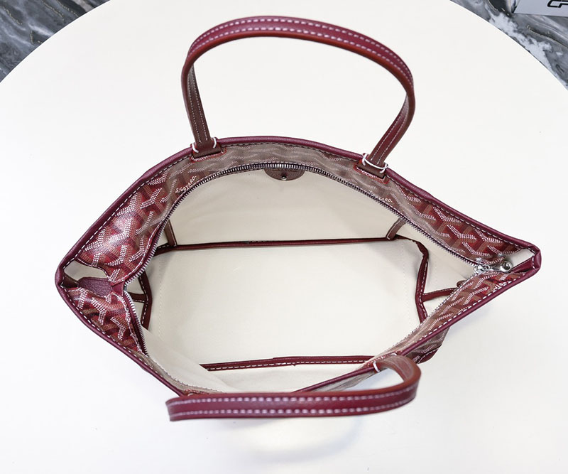 N品 GOYARD ゴヤール トートバッグ アルトワPM バッグ ARTOISPMLTY01CL03P バーガンディ シルバー金具 激安優良店 - 画像 (2)