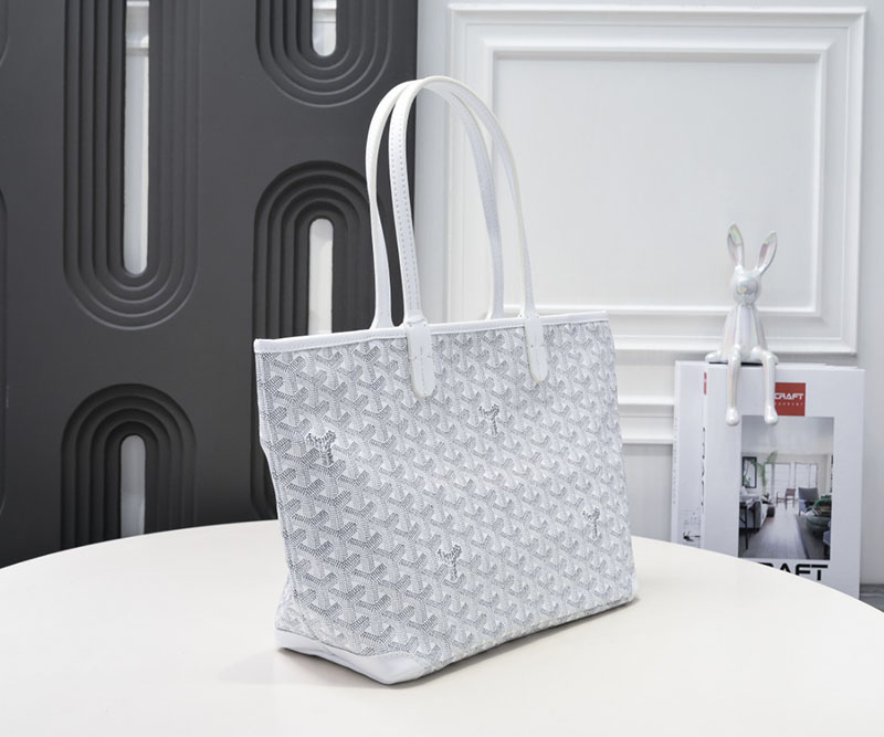 N品 GOYARD ゴヤール トートバッグ アルトワPM バッグ ARTOISPMLTY50CL50P ホワイト シルバー金具 激安優良店 - 画像 (9)