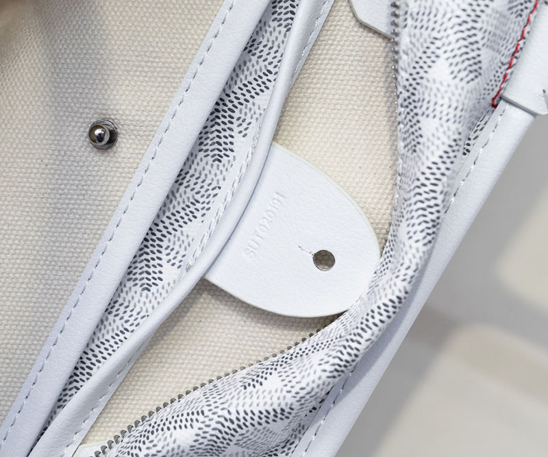 N品 GOYARD ゴヤール トートバッグ アルトワPM バッグ ARTOISPMLTY50CL50P ホワイト シルバー金具 激安優良店 - 画像 (3)