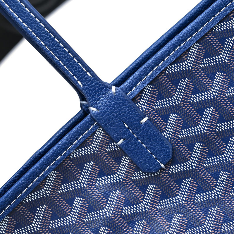 N品 GOYARD ゴヤール トートバッグ アルトワMM バッグ ARTOISMMLTY12CL12P ネイビーブルー シルバー金具 激安優良店 - 画像 (6)