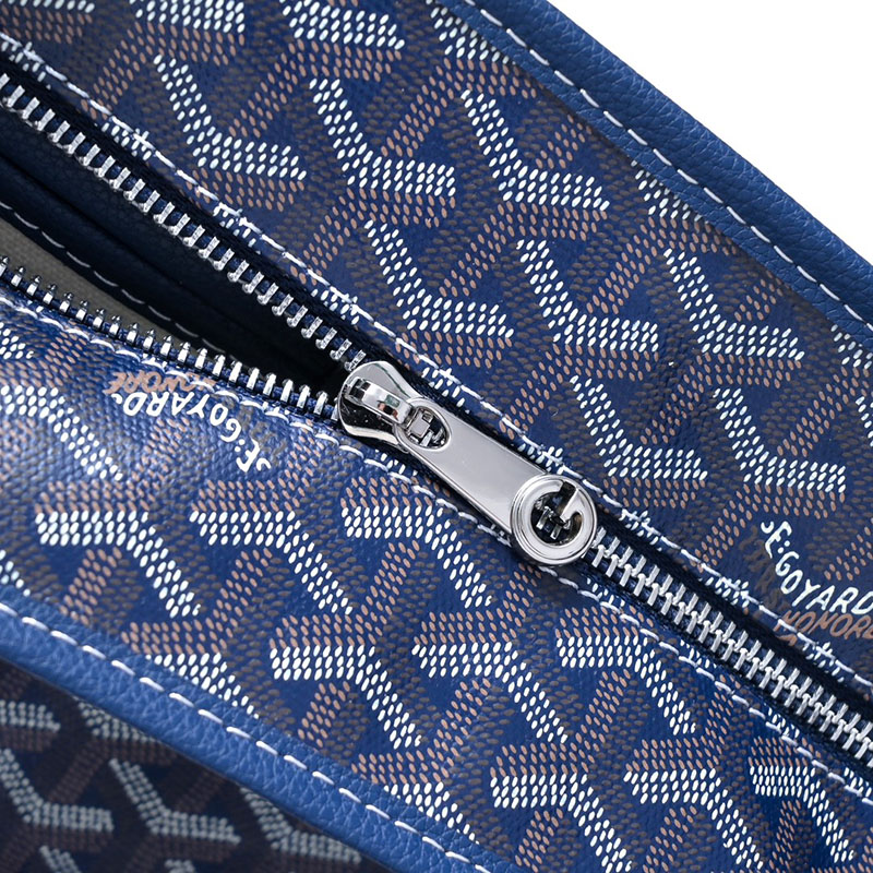 N品 GOYARD ゴヤール トートバッグ アルトワMM バッグ ARTOISMMLTY12CL12P ネイビーブルー シルバー金具 激安優良店 - 画像 (5)