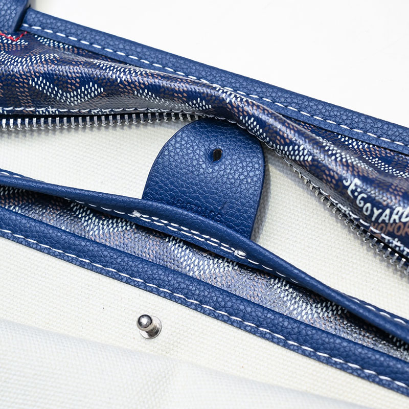N品 GOYARD ゴヤール トートバッグ アルトワMM バッグ ARTOISMMLTY12CL12P ネイビーブルー シルバー金具 激安優良店 - 画像 (3)
