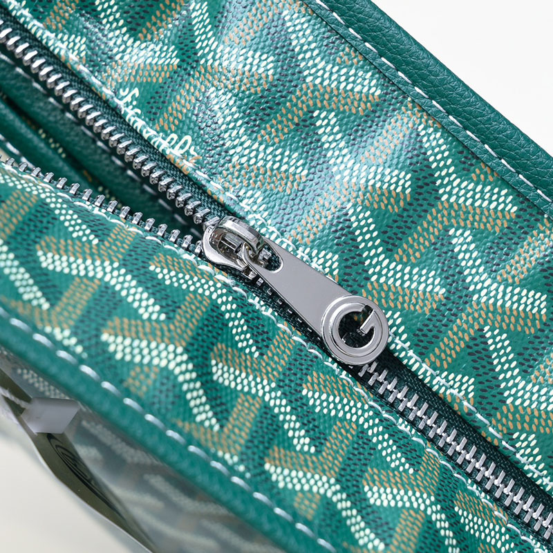 N品 GOYARD ゴヤール トートバッグ アルトワMM バッグ ARTOISMMLTY09CL09P グリーン シルバー金具 激安優良店 - 画像 (6)
