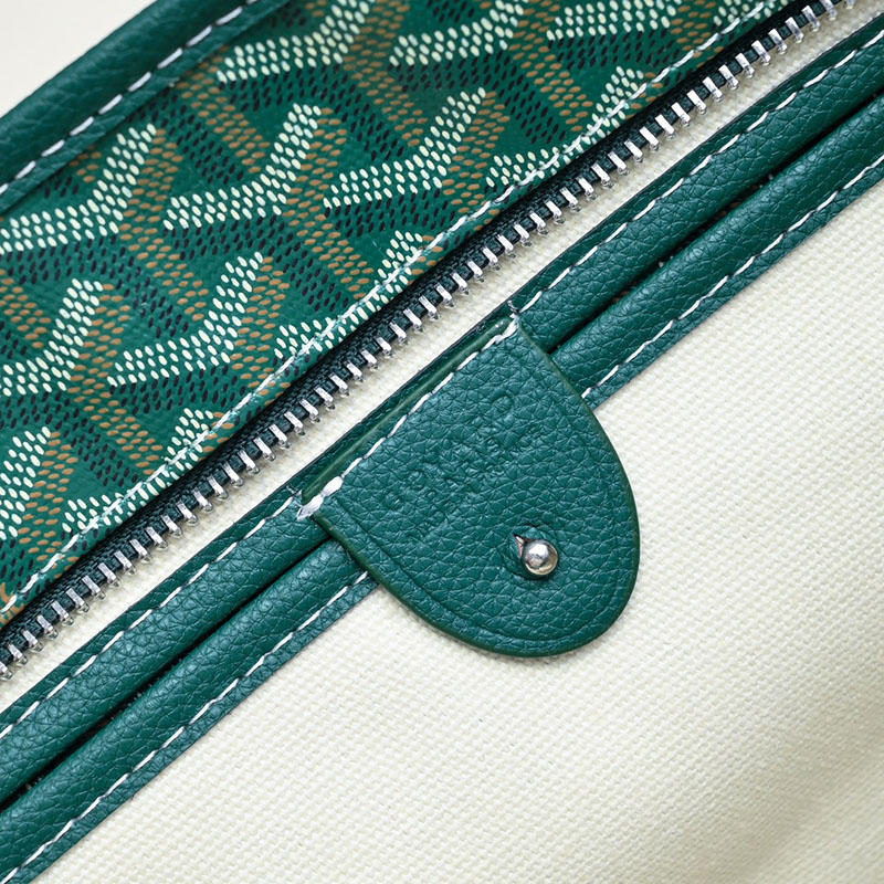N品 GOYARD ゴヤール トートバッグ アルトワMM バッグ ARTOISMMLTY09CL09P グリーン シルバー金具 激安優良店 - 画像 (5)