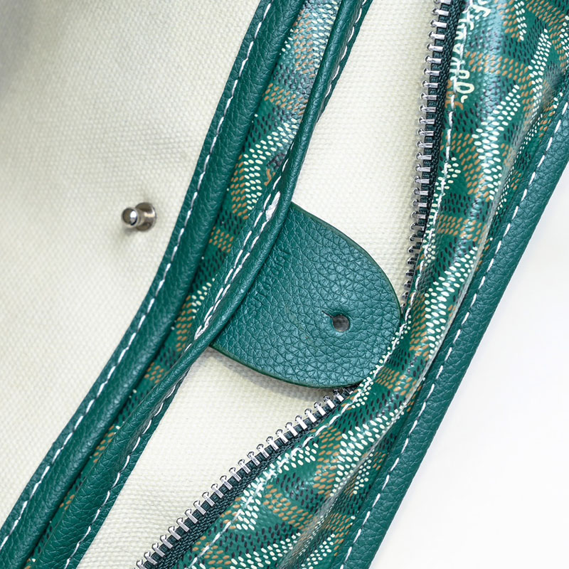 N品 GOYARD ゴヤール トートバッグ アルトワMM バッグ ARTOISMMLTY09CL09P グリーン シルバー金具 激安優良店 - 画像 (3)