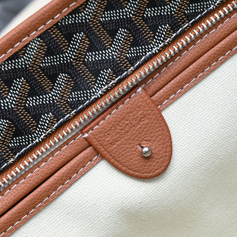 N品 GOYARD ゴヤール トートバッグ アルトワMM バッグ ARTOISMMLTY01CL03P ブラック&ナチュラル シルバー金具 激安優良店 - 画像 (3)