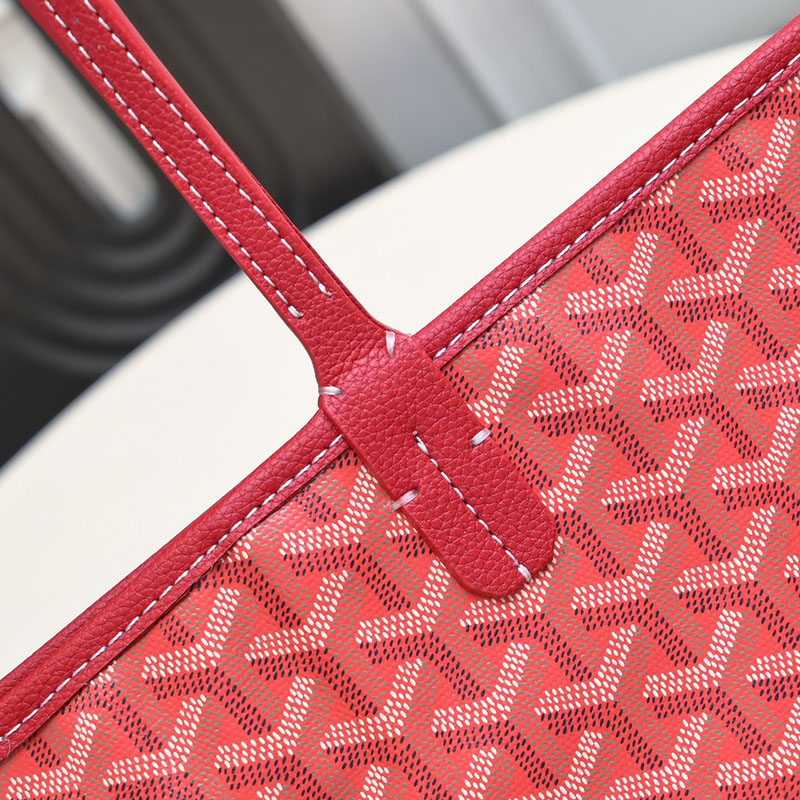 N品 GOYARD ゴヤール トートバッグ アルトワMM バッグ ARTOISMMLTY02CL02P レッド シルバー金具 激安優良店 - 画像 (6)