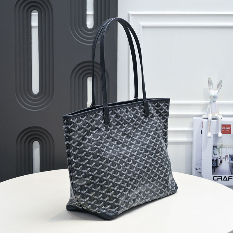 N品 GOYARD ゴヤール トートバッグ アルトワMM バッグ ARTOISMMLTY01CL01P ブラック シルバー金具 激安優良店 - 画像 (8)