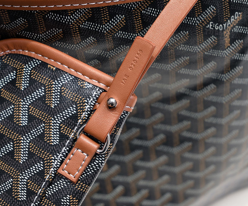 N品 GOYARD ゴヤール ボエム ホーボーバッグ BOHEMEPMLTY01CL03P ブラック&ナチュラル シルバー金具 激安優良店 - 画像 (3)