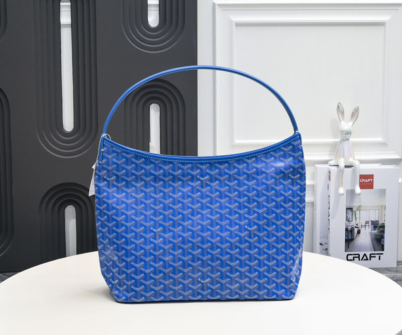 N品 GOYARD ゴヤール ボエム ホーボーバッグ BOHEMEPMLTY10CL10P スカイブルー シルバー金具 激安優良店 - 画像 (9)