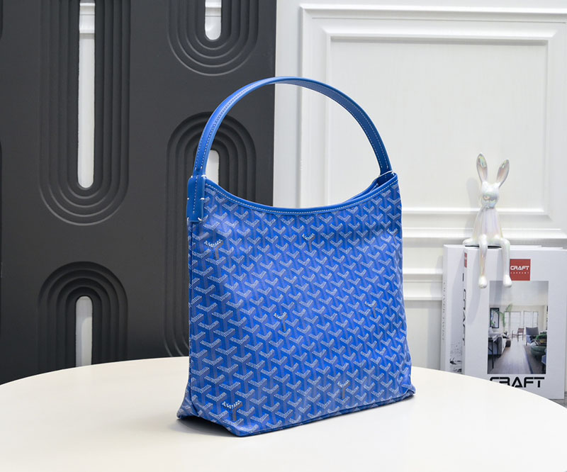 N品 GOYARD ゴヤール ボエム ホーボーバッグ BOHEMEPMLTY10CL10P スカイブルー シルバー金具 激安優良店 - 画像 (8)