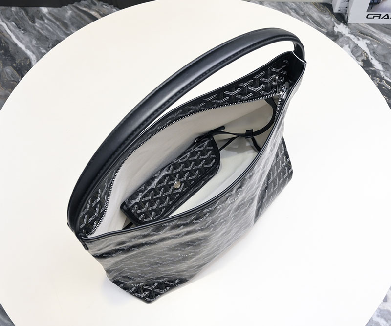 N品 GOYARD ゴヤール ボエム ホーボーバッグ BOHEMEPMLTY01CL01P ブラック シルバー金具 激安優良店 - 画像 (2)