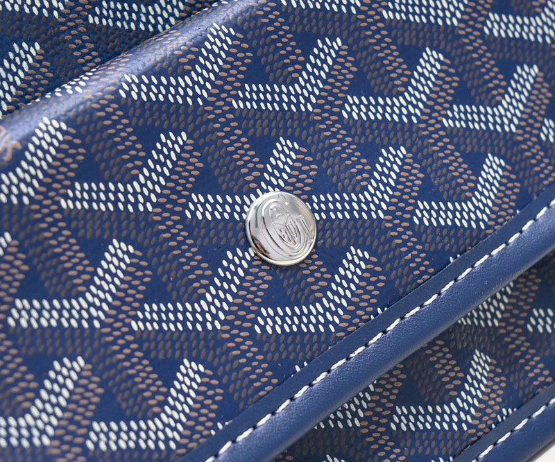 N品 GOYARD ゴヤール ボエム ホーボーバッグ BOHEMEPMLTY12CL12P ネイビーブルー シルバー金具 激安優良店 - 画像 (6)