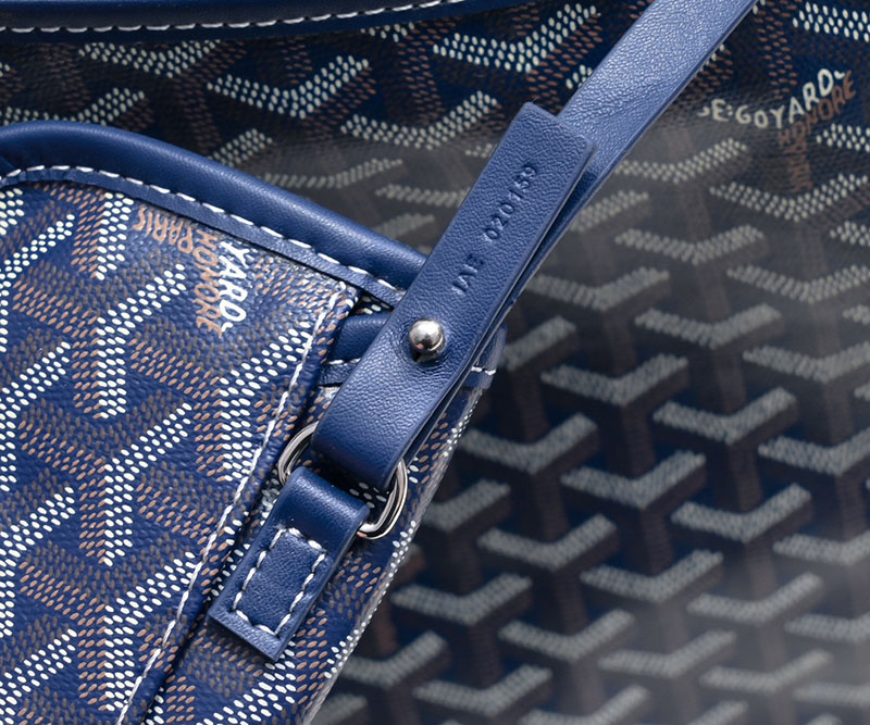 N品 GOYARD ゴヤール ボエム ホーボーバッグ BOHEMEPMLTY12CL12P ネイビーブルー シルバー金具 激安優良店 - 画像 (3)