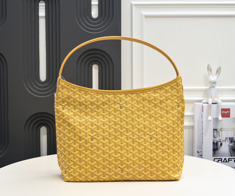 N品 GOYARD ゴヤール ボエム ホーボーバッグ BOHEMEPMLTY08CL08P イエロー シルバー金具 激安優良店 - 画像 (9)