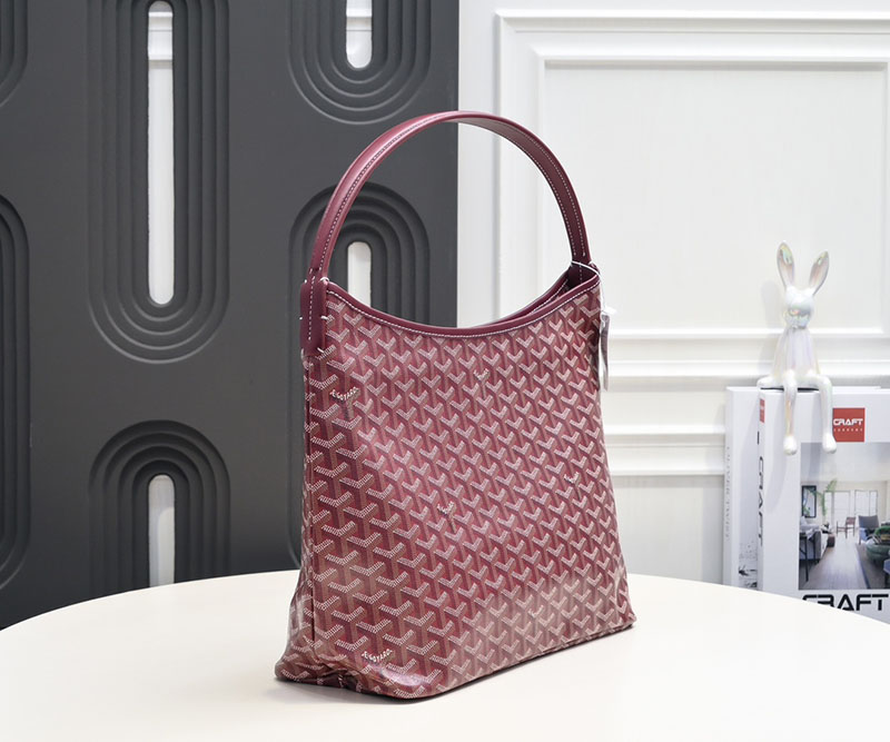 N品 GOYARD ゴヤール ボエム ホーボーバッグ BOHEMEPMLTY33CL33P バーガンディ シルバー金具 激安優良店 - 画像 (8)