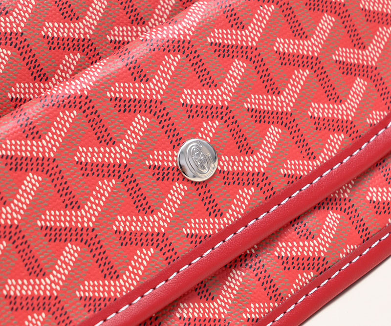 N品 GOYARD ゴヤール ボエム ホーボーバッグ BOHEMEPMLTY02CL02P レッド シルバー金具 激安優良店 - 画像 (6)
