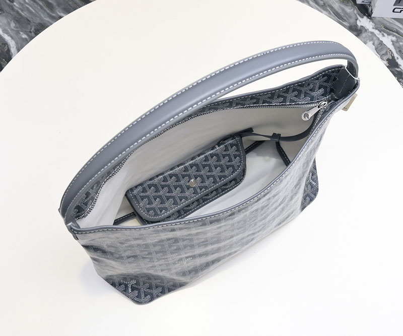 N品 GOYARD ゴヤール ボエム ホーボーバッグ BOHEMEPMLTY51CL51P グレー シルバー金具 激安優良店 - 画像 (2)