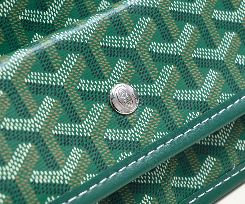 N品 GOYARD ゴヤール ボエム ホーボーバッグ BOHEMEPMLTY09CL09P グリーン シルバー金具 激安優良店 - 画像 (6)