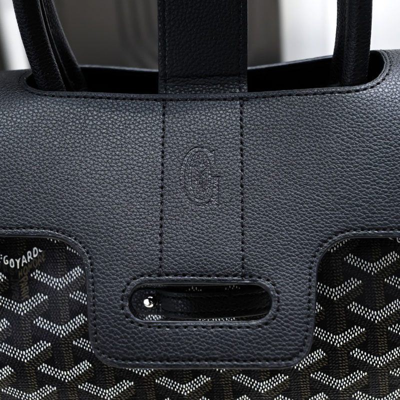 N品 GOYARD ゴヤール サイゴン トートバッグ SAIGOCMMLTY01CL01P ブラック シルバー金具 激安優良店 - 画像 (5)