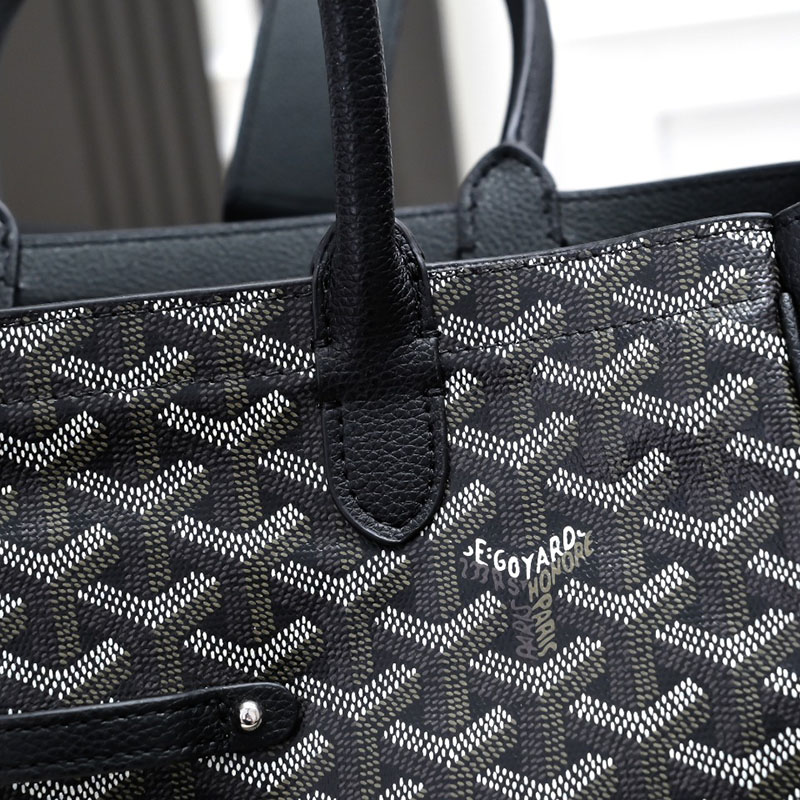 N品 GOYARD ゴヤール サイゴン トートバッグ SAIGOCMMLTY01CL01P ブラック シルバー金具 激安優良店 - 画像 (4)