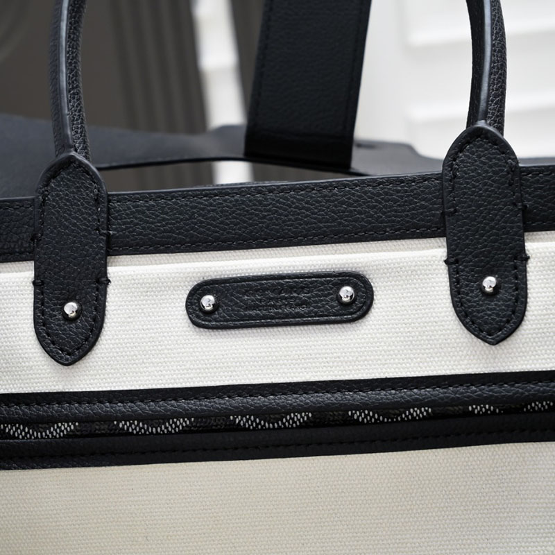 N品 GOYARD ゴヤール サイゴン トートバッグ SAIGOCMMLTY01CL01P ブラック シルバー金具 激安優良店 - 画像 (3)
