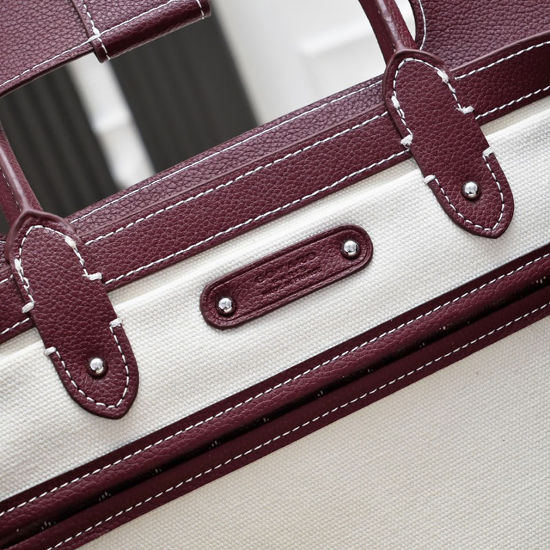 N品 GOYARD ゴヤール サイゴン トートバッグ SAIGOCMMLTY33CL33P バーガンディ シルバー金具 激安優良店 - 画像 (3)