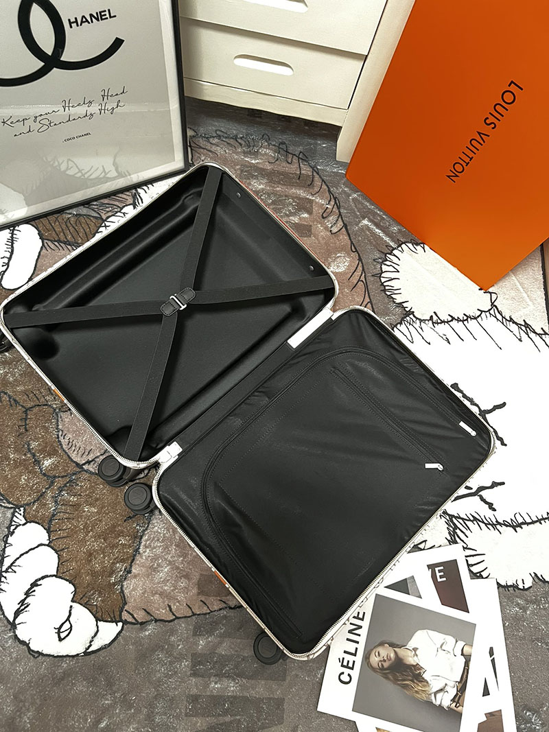 ルイヴィトン スーツケース/キャリーバッグ 新品 ホライゾン 55 ホワイト M10280 キャンバス シルバー金具 - 画像 (2)