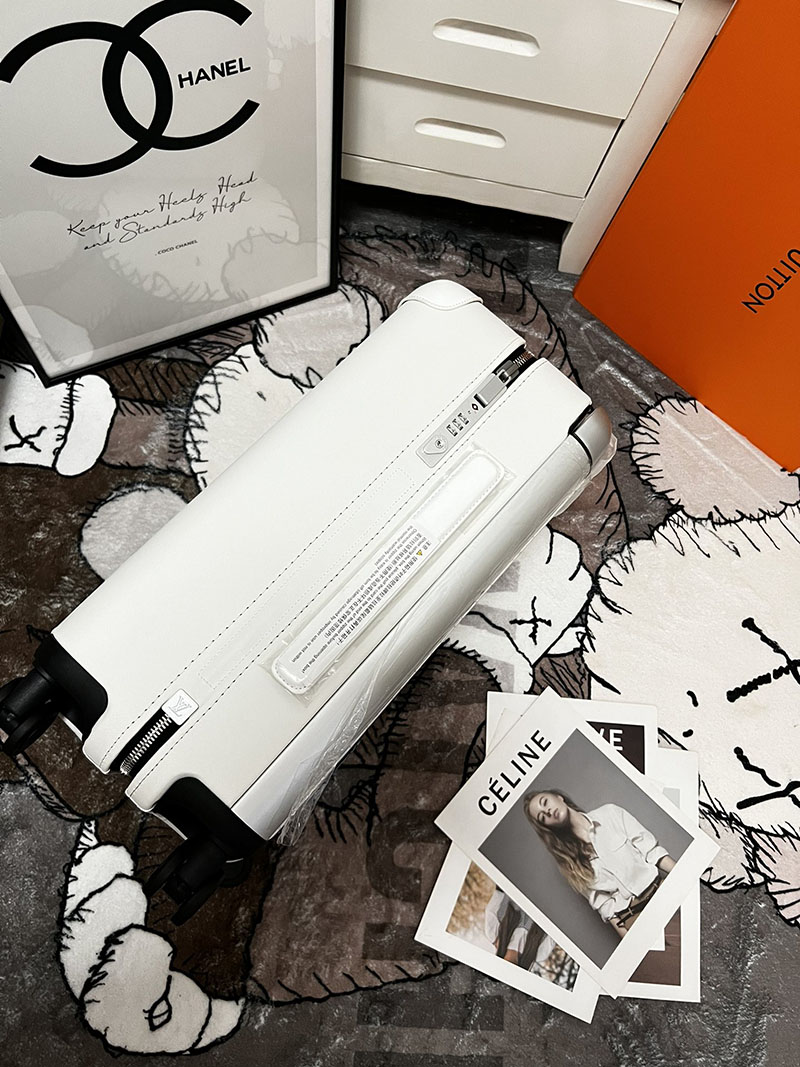 ルイヴィトン スーツケース/キャリーバッグ 新品 ホライゾン 55 ホワイト M10149 モノグラム・キャンバス シルバー金具 - 画像 (6)