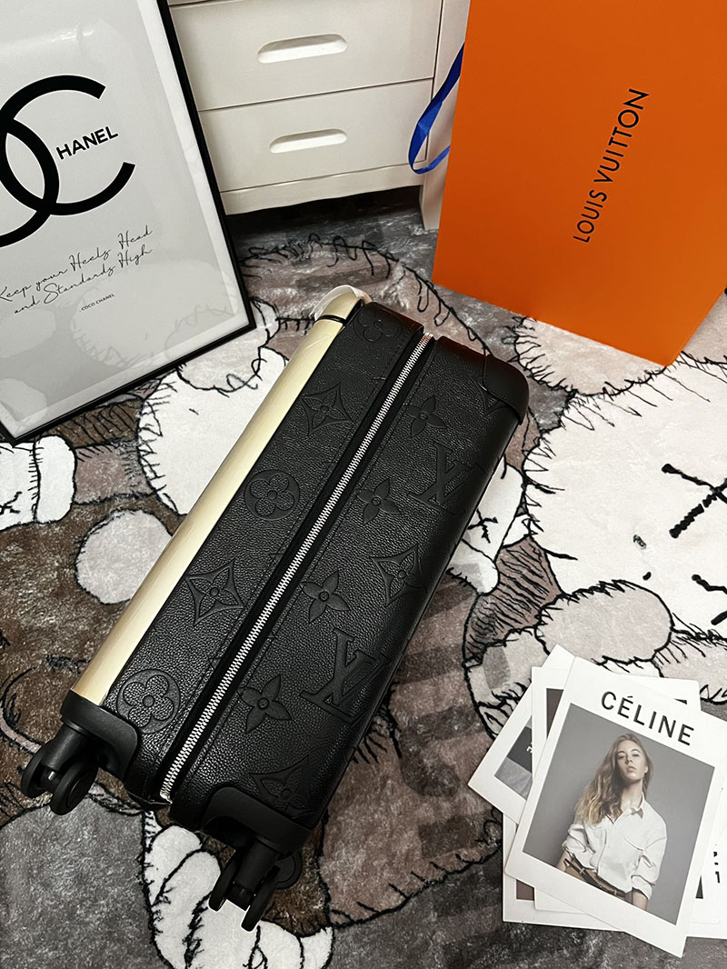 ルイヴィトン スーツケース/キャリーバッグ 新品 ホライゾン 55 ブラック M20438 モノグラム・アンプラント シルバー金具 - 画像 (7)