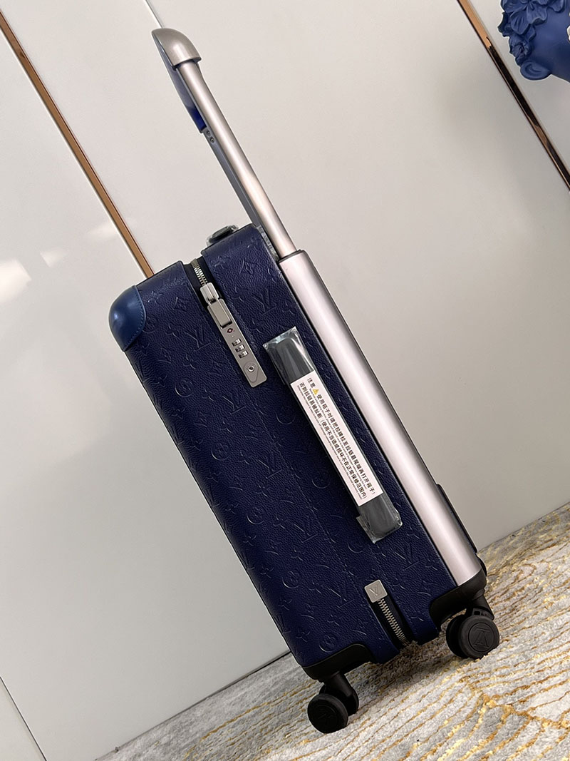 ルイヴィトン スーツケース/キャリーバッグ 新品 ホライゾン 55 サファイア M11614 牛革 シルバー金具 - 画像 (6)