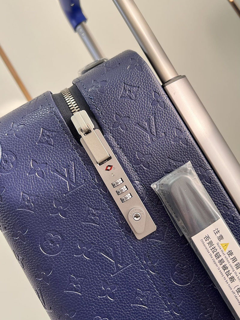 ルイヴィトン スーツケース/キャリーバッグ 新品 ホライゾン 55 サファイア M11614 牛革 シルバー金具 - 画像 (5)