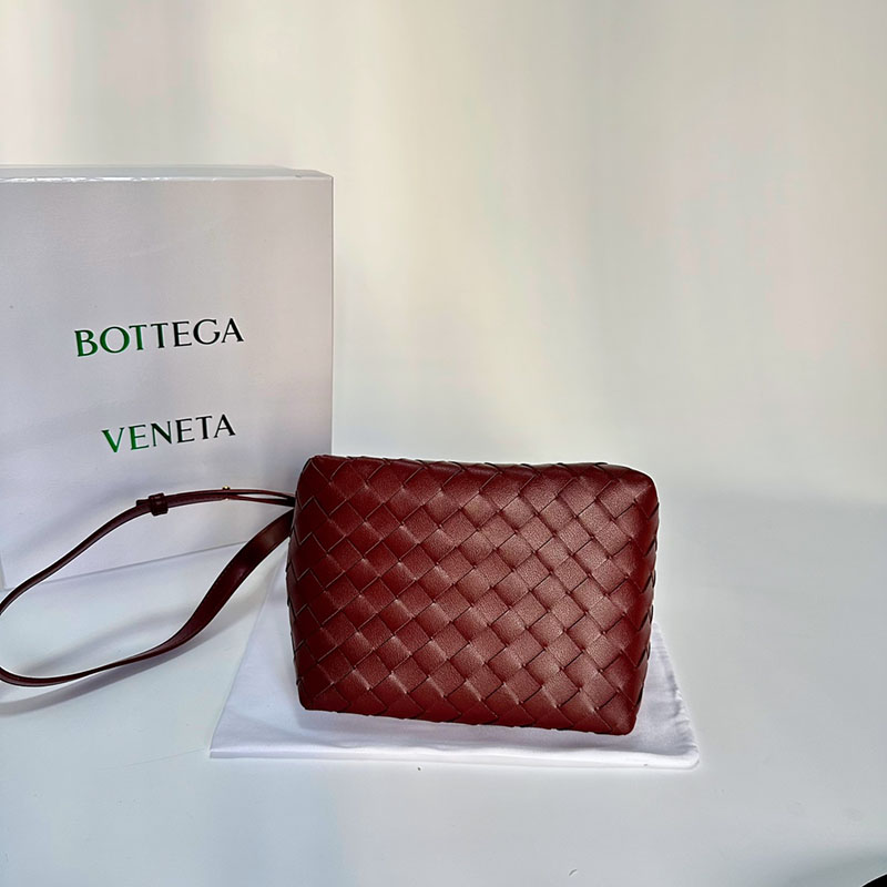 N品 Bottega Veneta ボッテガ・ヴェネタ スモール パラシュート バローロ 796569VCPPT2250 ラムスキン ゴールド金具 激安優良店 - 画像 (5)